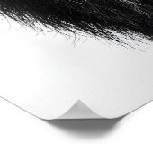 Funny Lion Bathroom Art Print, Toilet Paper Roll Poster (Ecke)