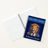 Funny Lion Geschenk für Anwälte der Juristen Notizblock (Innenseite)