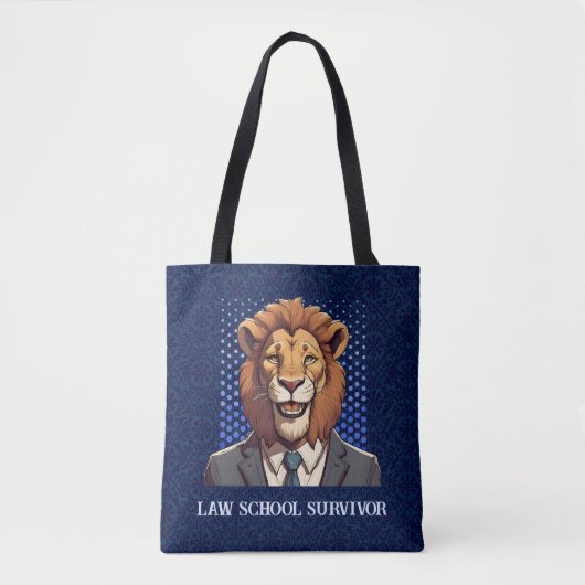 Funny Lion Geschenk für Anwälte der Juristen Tasche (Vorderseite)