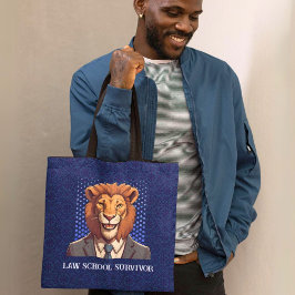 Funny Lion Geschenk für Anwälte der Juristen Tasche