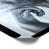 Funny Lion Monkey Meme Ragebait Meme Brainrot Gene Poster (Ecke)