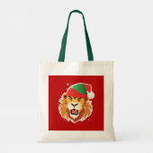 Funny Lion Safari Tiere Weihnachtskostüm Tragetasche (Rückseite)