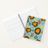 Funny Lion Spiral Notebook Notizblock (Innenseite)