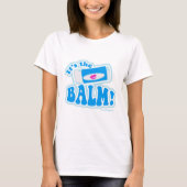 Funny Lip Balm Alberner Cartoon Slogan Kissworthy T-Shirt (Vorderseite)