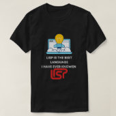 Funny LISPs Users Developer Gift JAVA IST DAS BEST T-Shirt (Design vorne)