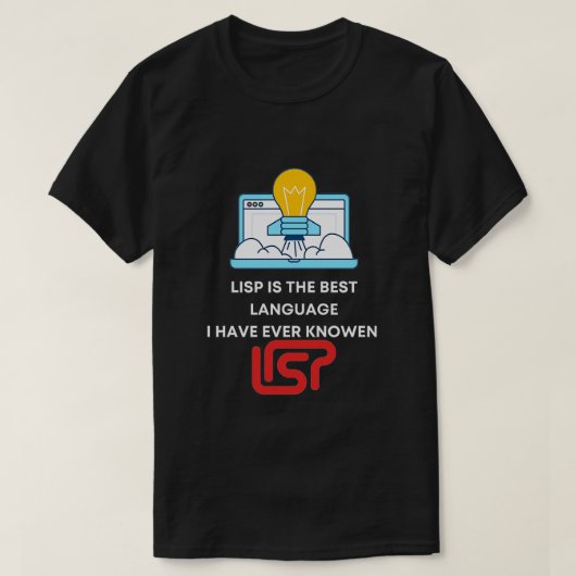 Funny LISPs Users Developer Gift JAVA IST DAS BEST T-Shirt (Design vorne)