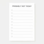 Funny List Maker Post-it Klebezettel (Vorderseite)