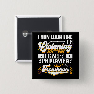 Funny Listening in meinem Kopf spiele ich mein Tro Button
