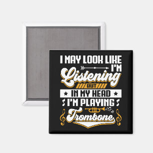 Funny Listening in meinem Kopf spiele ich mein Tro Magnet