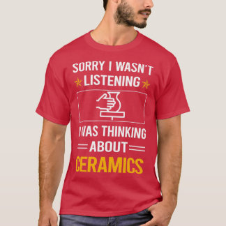 Funny Listing Keramiken T-Shirt
