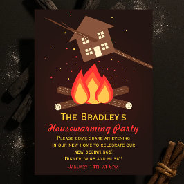 Funny Literal Housewarming Party Einladung