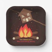 Funny Literal Housewarming Party Pappteller (Vorderseite)