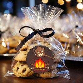 Funny Literal Housewarming Party Runder Aufkleber