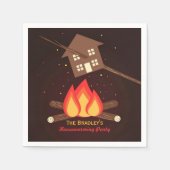 Funny Literal Housewarming Party Serviette (Vorderseite)