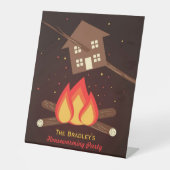 Funny Literal Housewarming Party Sockelschild (Vorderseite)