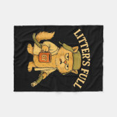 Funny Litter’s Full Cat Parody 67 Six Seven Meme Fleecedecke (Vorderseite (Horizontal))