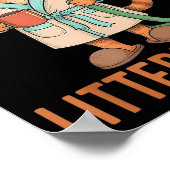 Funny Litter’s Full Cat Parody Cute Cat Lover Chri Poster (Ecke)