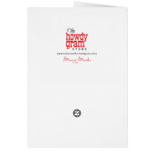 Funny "Little Cowpoke" Inner Child Geburtstagskart (Hinten)