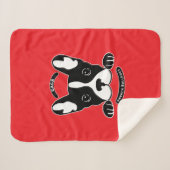 Funny Little French Bulldogs Sherpadecke (Vorderseite (Horizontal))