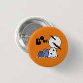 Funny Little Ghosts. Halloween-Geschenk Button (Vorne & Hinten)