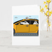 Funny Little Ghosts Halloween Karte (Gelbe Blume)