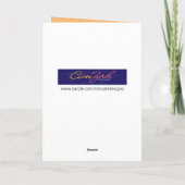 Funny Little Girl - Du siehst so jung aus weit weg Karte (Rückseite)