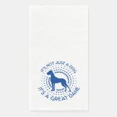 Funny Little Great Dane Paper Handtücher Serviette (Vorderseite)