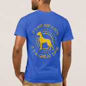 Funny Little Great Dane T - Shirt (Rückseite)