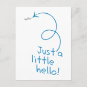Funny Little Hello Postkarte (Vorderseite)