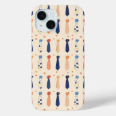 Funny Little Krawatte Pattern Case-Mate iPhone Hülle (Rückseite)