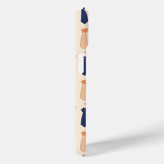 Funny Little Krawatte Pattern Case-Mate iPhone Hülle (Rückseite / Rechts)