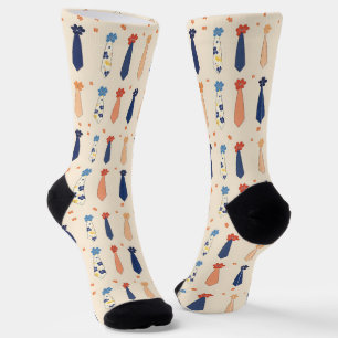 Funny Little Krawatte Pattern Socken