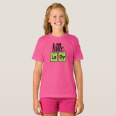 Funny Little LaDy Periodic Table Element Symbols T-Shirt (Vorne ganz)