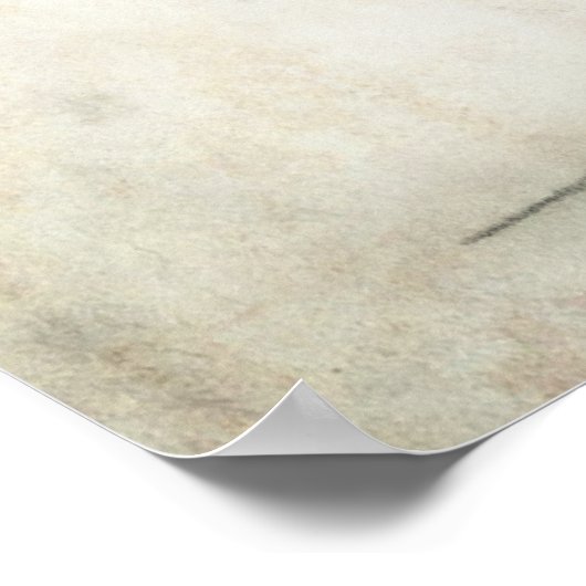 Funny Little Magical Dragon Poster (Ecke)