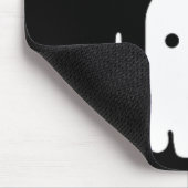 Funny Little Middle Fingers Niedlich Ghost Boojee Mousepad (Ecke)