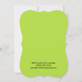 Funny Little Monster Geburtstagsparty Einladung (Rückseite)