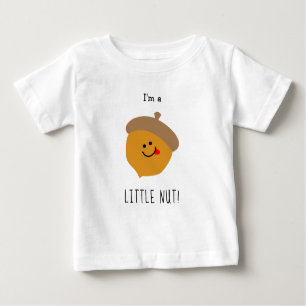 Funny Little Nut Baby Acorn Cartoon Niedlich Baby T-shirt