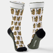 Funny Little Nuthatch Bird Socks Socken (Gewinkelt)