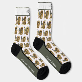 Funny Little Nuthatch Bird Socks Socken