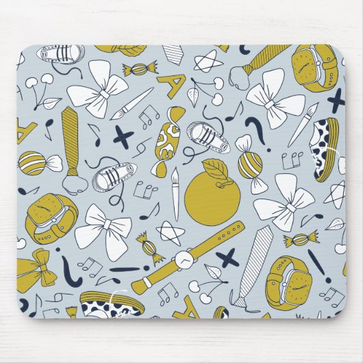 Funny Little School Dings Scattered on Mousepad (Vorne)