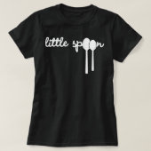 Funny Little Spoon In Big Little Spooning Couple L T-Shirt (Design vorne)