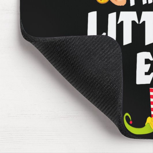 Funny Littlest Elf Matching Family Group Pj Christ Mousepad (Ecke)
