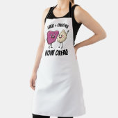 Funny Liver + Onions How Offal Food Jokes Schürze (InSitu)