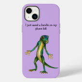 Funny Lizard Art iPhone Case iPhone 14 Plus Fall (Rückseite)