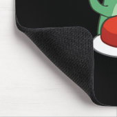 Funny Lizard Button Meme Mousepad (Ecke)