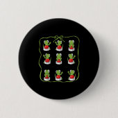 Funny Lizard Lizard Lizard Animal Button Meme (Vorderseite)