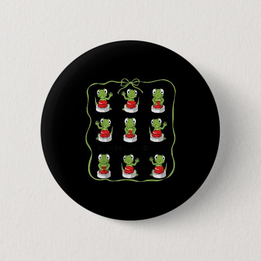 Funny Lizard Lizard Lizard Animal Button Meme (Vorderseite)