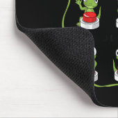 Funny Lizard Lizard Lizard Animal Button Meme Mousepad (Ecke)