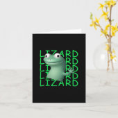 Funny Lizard Lizard Lizard Meme Viral Trending for Karte (Gelbe Blume)