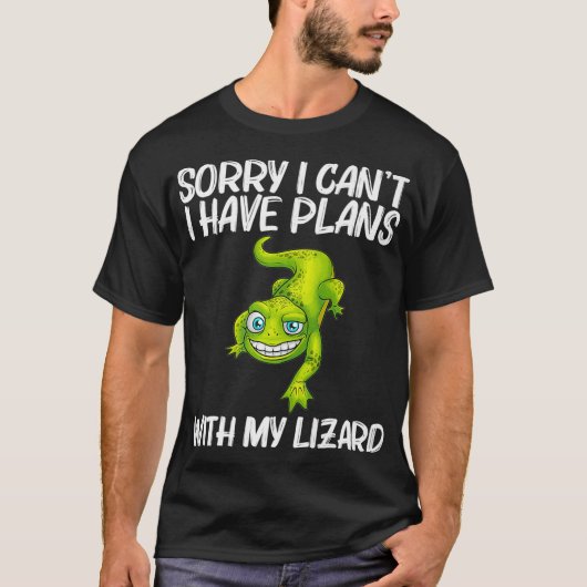 Funny Lizard Lover Design für Männer Frauen Reptil T-Shirt (Vorderseite)